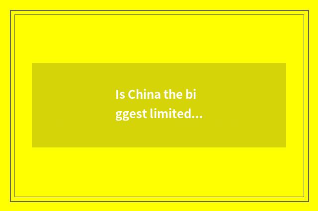 Is China the biggest limited company of component of foreign capital car?
