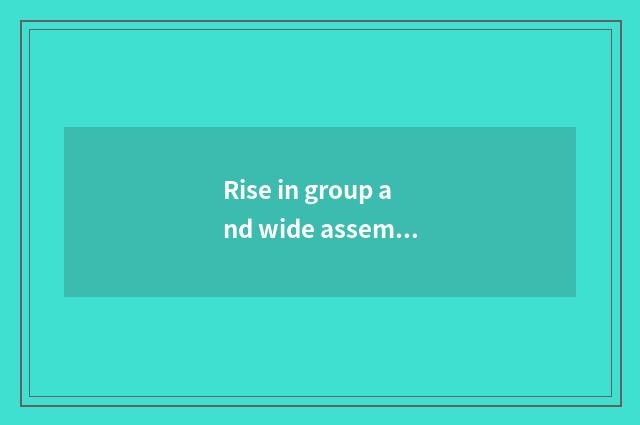 Rise in group and wide assemble a car which good?