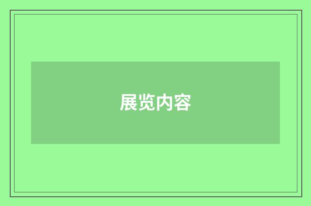 展览内容