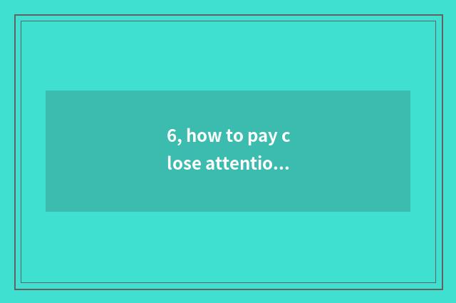 6, how to pay close attention to child mental health, how does the parent unders