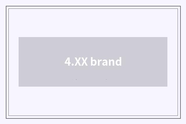 4.XX brand