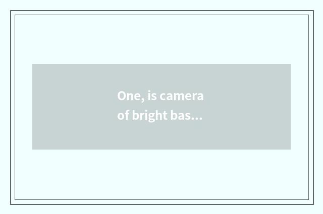 One, is camera of bright base code all model?