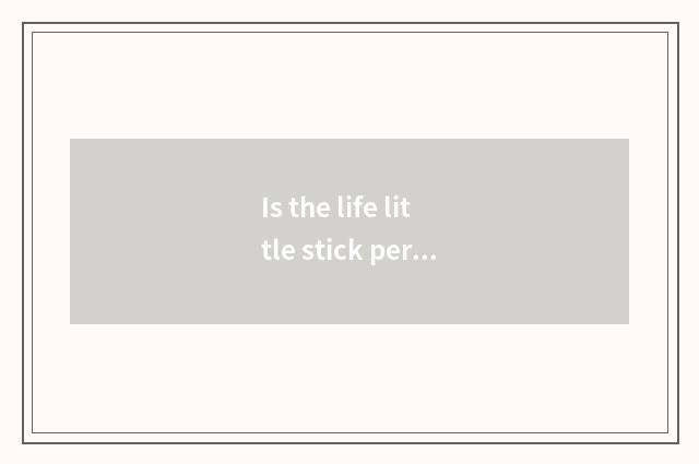 Is the life little stick person 50 words?