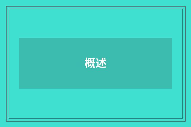 概述