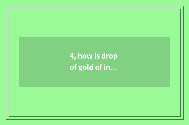 4, how is drop of gold of innovation of science and technology written?