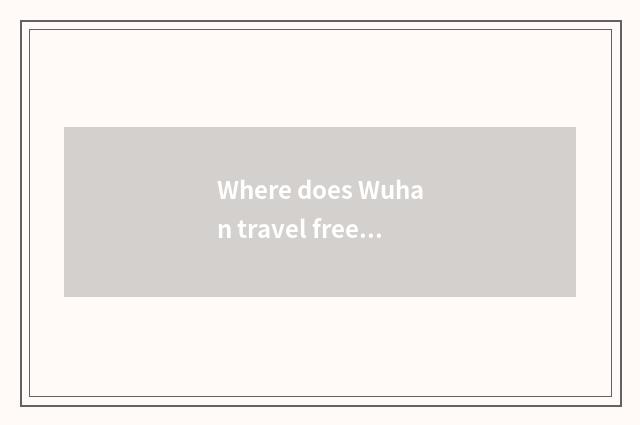 Where does Wuhan travel freedom stay in all right the most convenient?