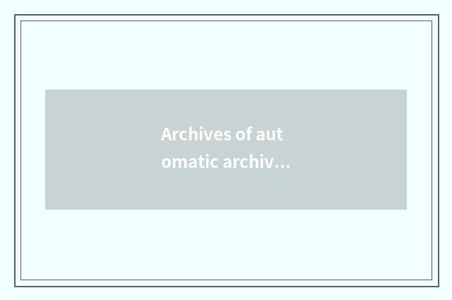 Archives of automatic archives car drink water?