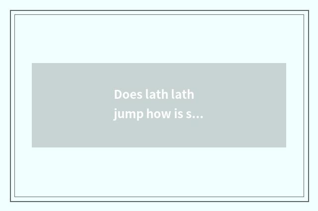 Does lath lath jump how is setting-up exercise there is oxygen met?
