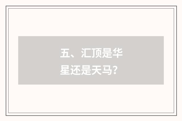 五、汇顶是华星还是天马？