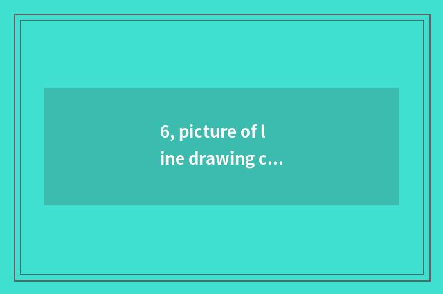 6, picture of line drawing children and the distinction that children draws?