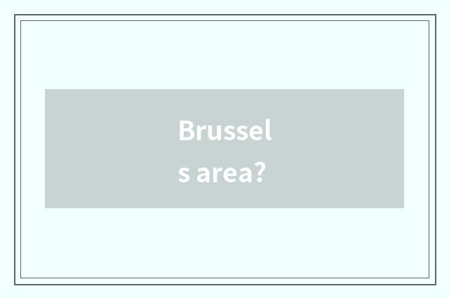 Brussels area?