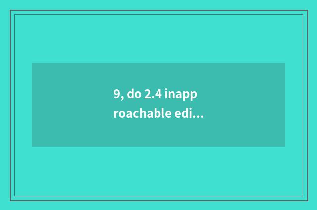 9, do 2.4 inapproachable edition go to demon region how does dreamland go out?