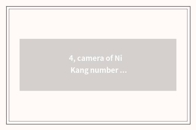 4, camera of Ni Kang number switchs on the mobile phone to give menu only, do no
