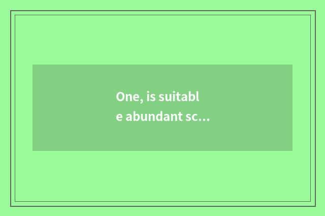 One, is suitable abundant science and technology a state-owend enterprise?