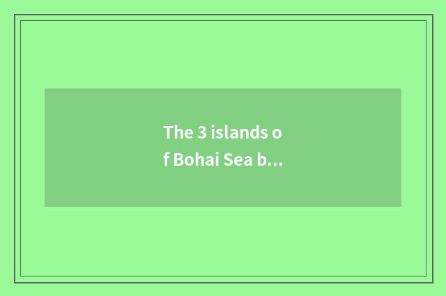 The 3 islands of Bohai Sea bay?