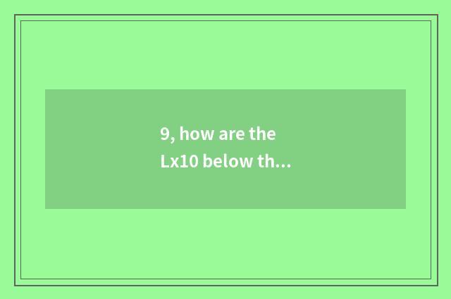 9, how are the Lx10 below the pine and Fuji Xf10 chosen?