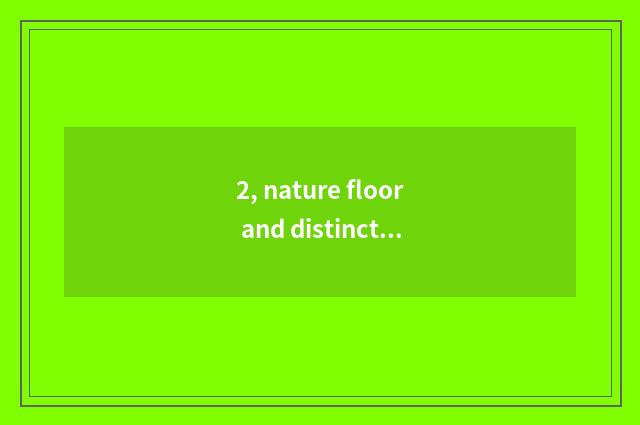 2, nature floor and distinction of entrance nature floor?