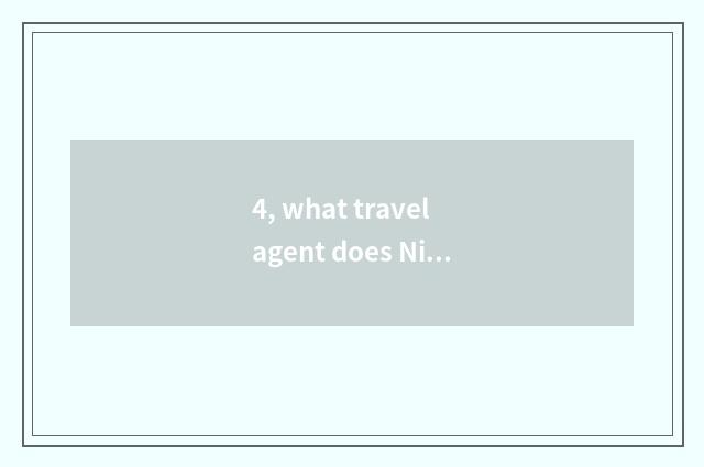 4, what travel agent does Ningxia Yinchuan have?
