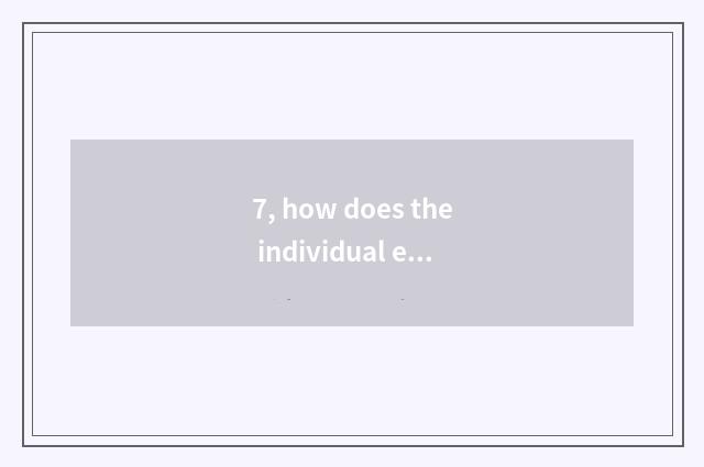 7, how does the individual evaluate cycle to write?