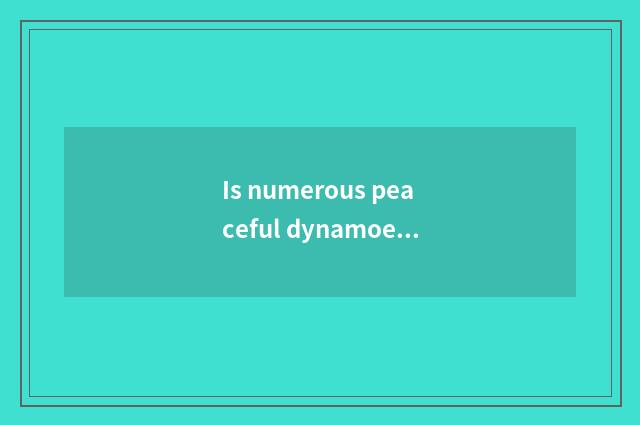Is numerous peaceful dynamoelectric car mark?