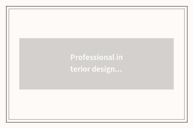 Professional interior design group
