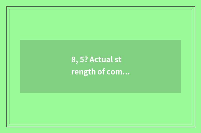 8, 5? Actual strength of company of Hangzhou acme finance and economics how?