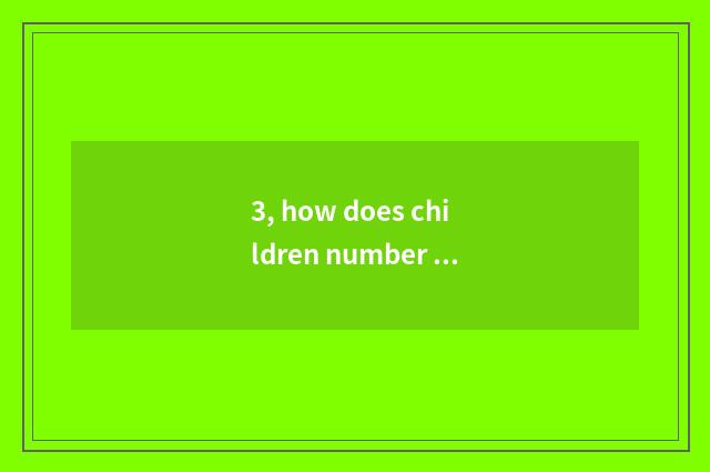 3, how does children number camera charge?