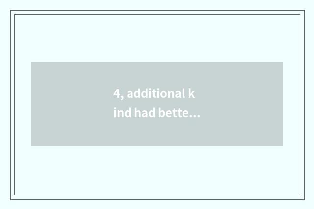 4, additional kind had better pet raise pop chart?