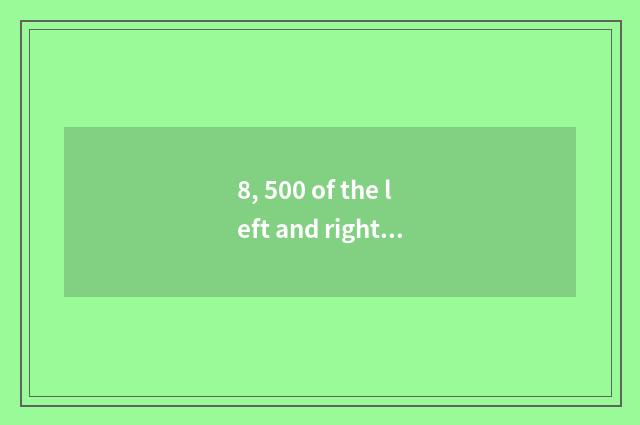 8, 500 of the left and right sides secondhand show clip which good?