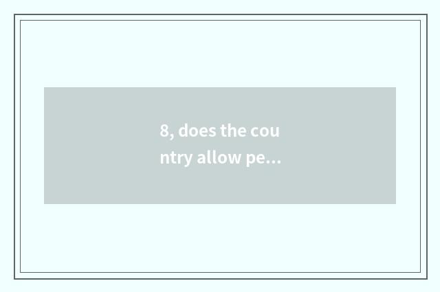 8, does the country allow pet funeral and interment?