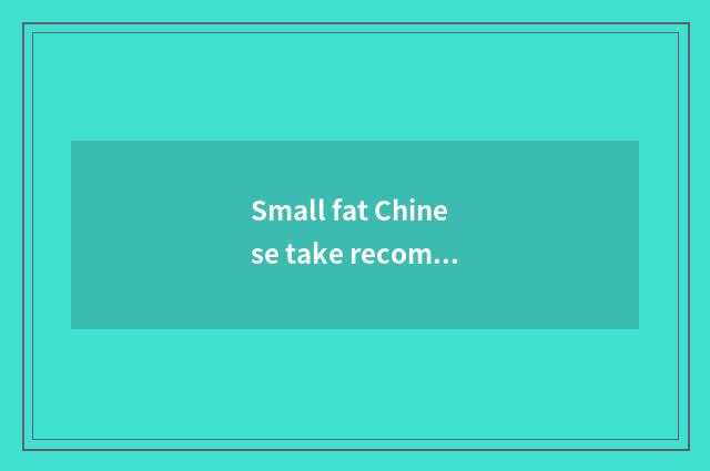 Small fat Chinese take recommend?