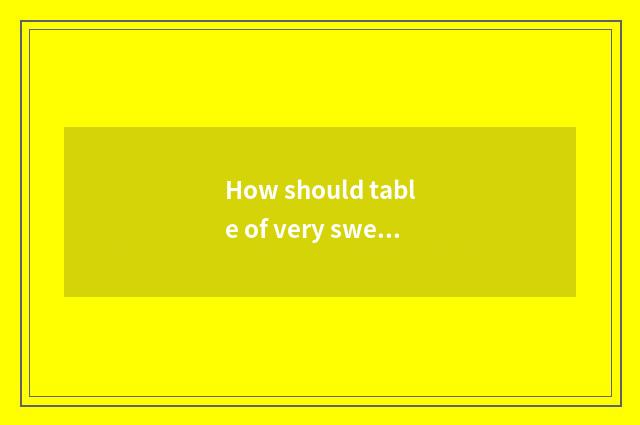 How should table of very sweet and fashionable article keep the client's home?