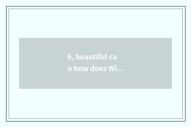 6, beautiful can how does WiFi number camera send a picture to the mobile phone?