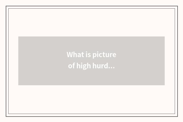 What is picture of high hurdles car?