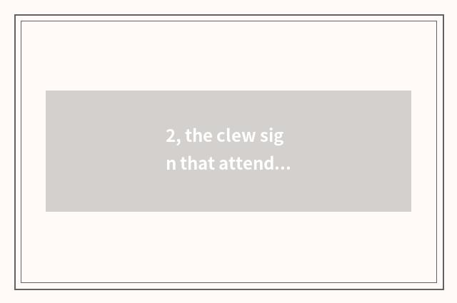 2, the clew sign that attends about heating up ark?