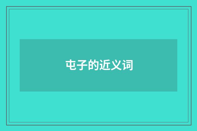 屯子的近义词